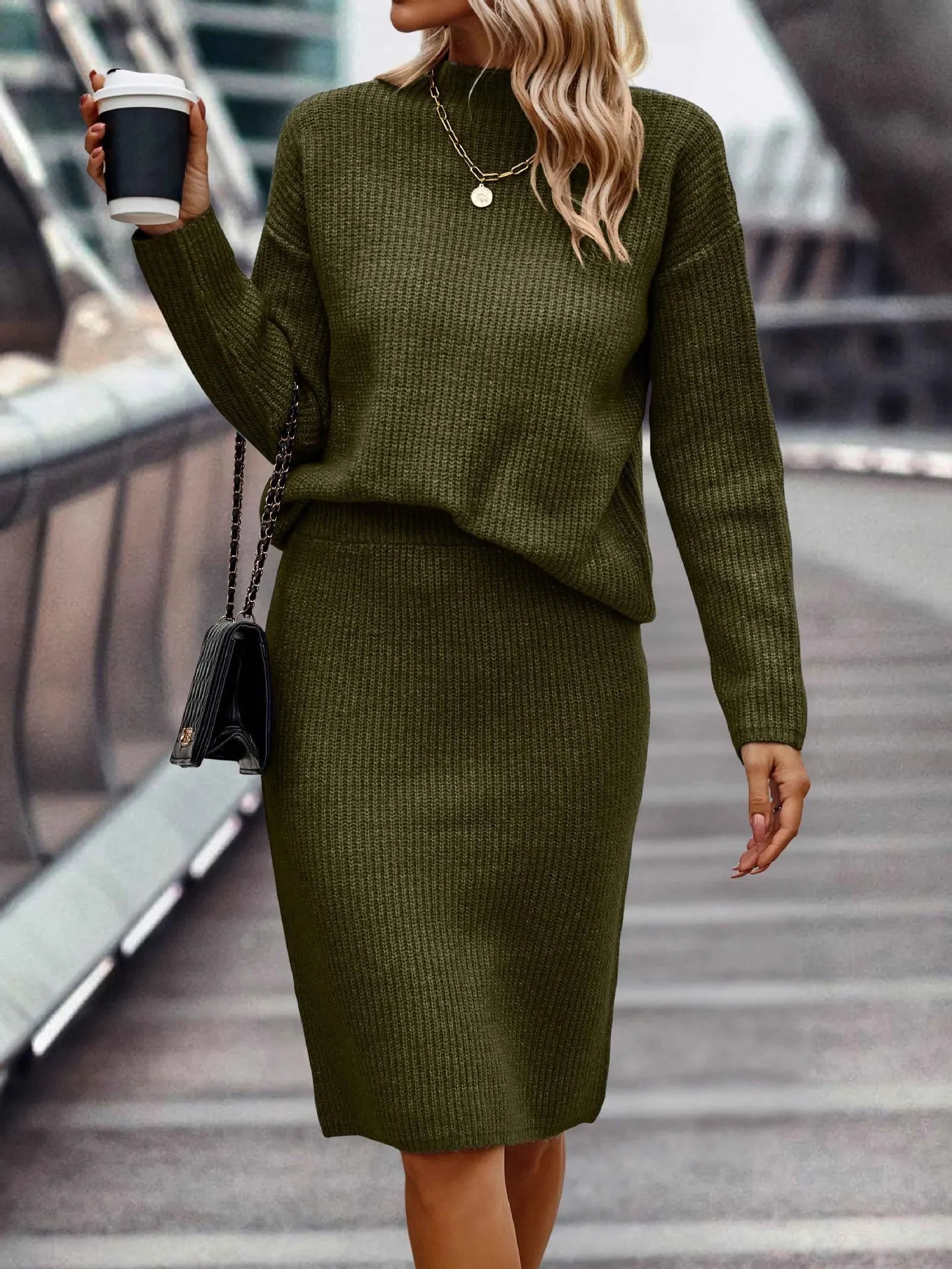 Damen 2-Teiliges Set Stylisch
