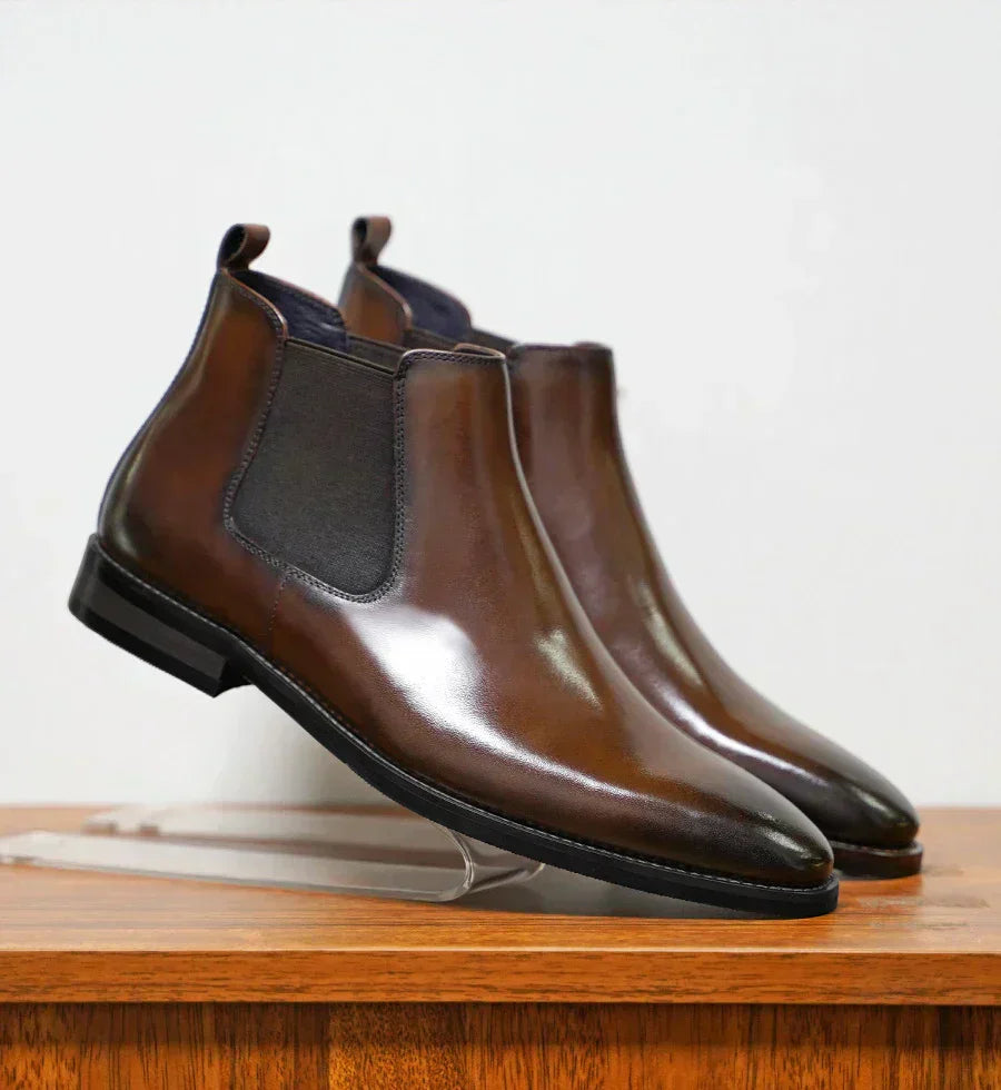 Herren Stiefeletten Schlichte Form