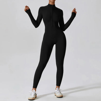 Nahtloser Sportlicher Jumpsuit für Damen