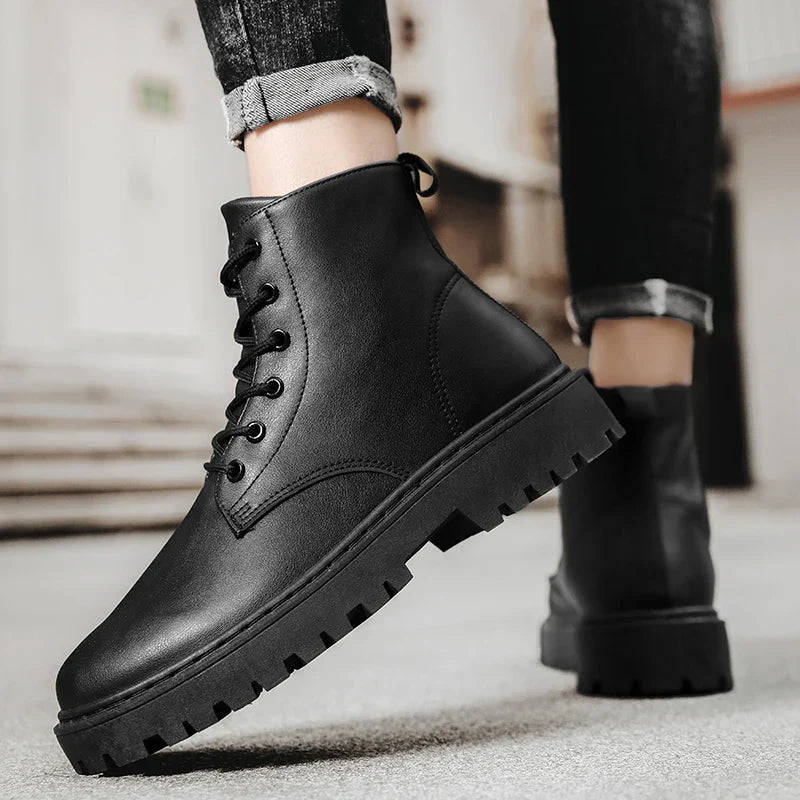 Herren High- Stiefel Wasserdicht Rutschfest