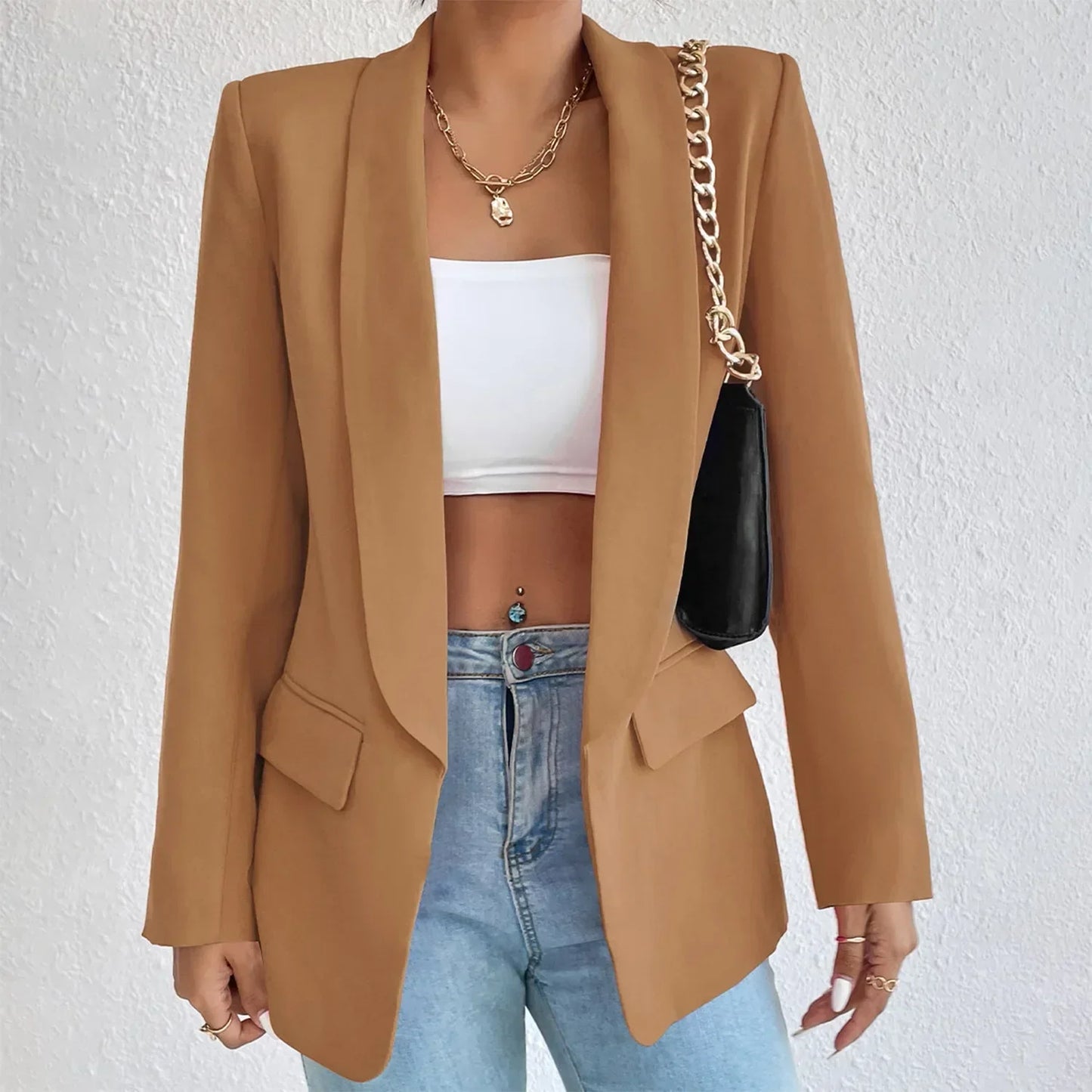 Norvielle Damen Blazer Modisch