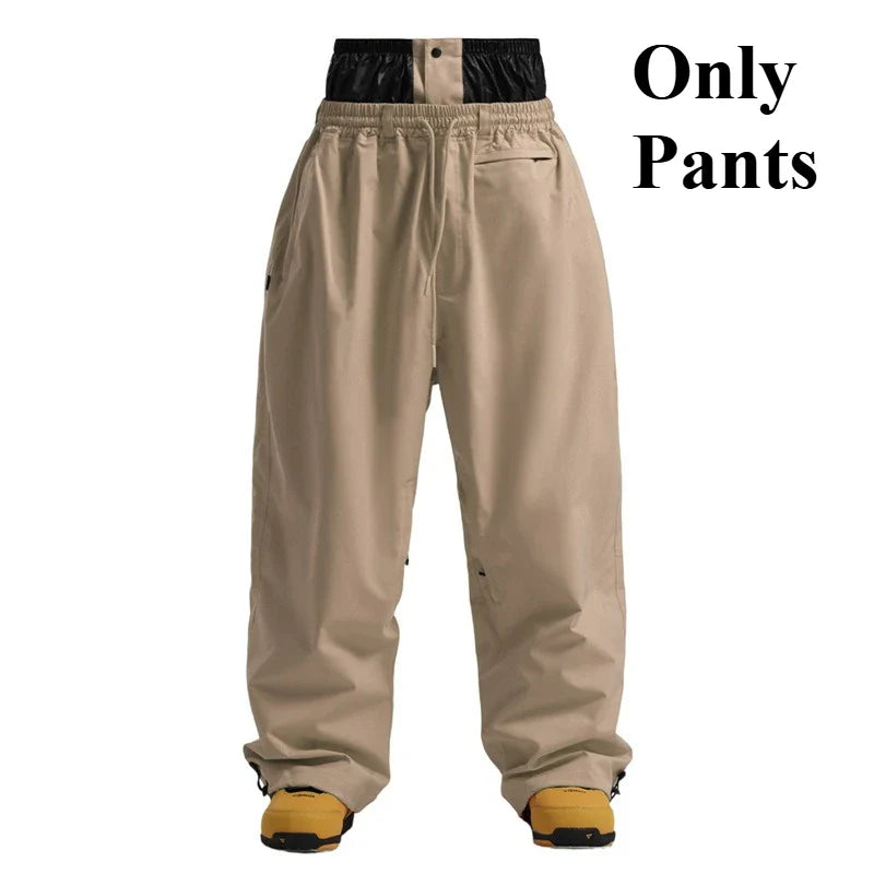 Herrenhose Lockere Fit Weite Beinform Mit Taschen