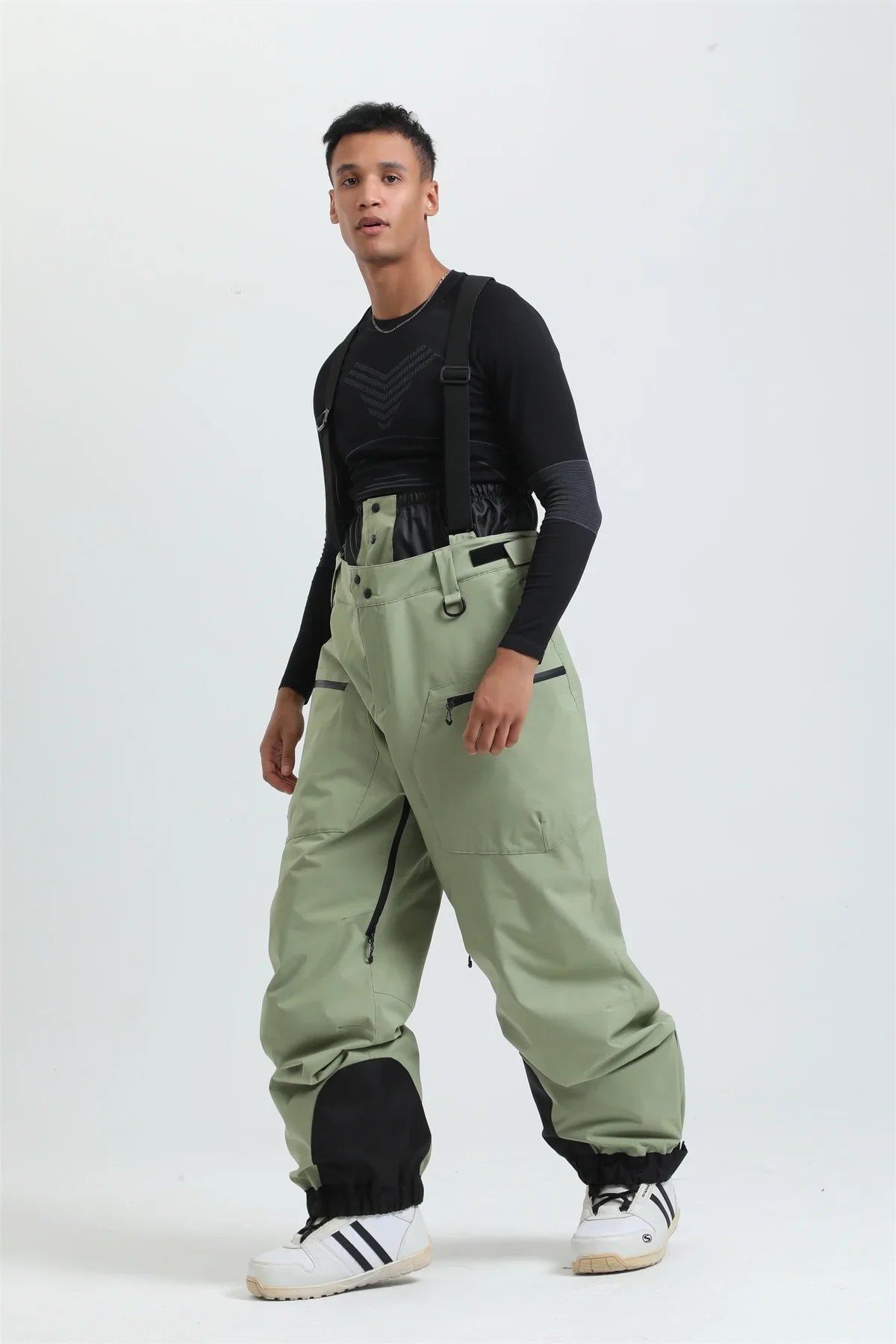 Unisex Skihose Trägersystem Funktionsmaterial