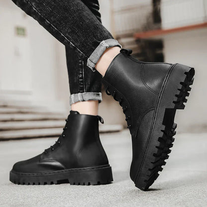 Herren High- Stiefel Wasserdicht Rutschfest