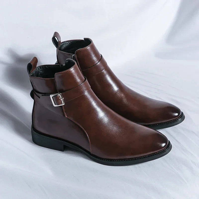 Herren Chelsea Stiefel Klassisches Ankle Design