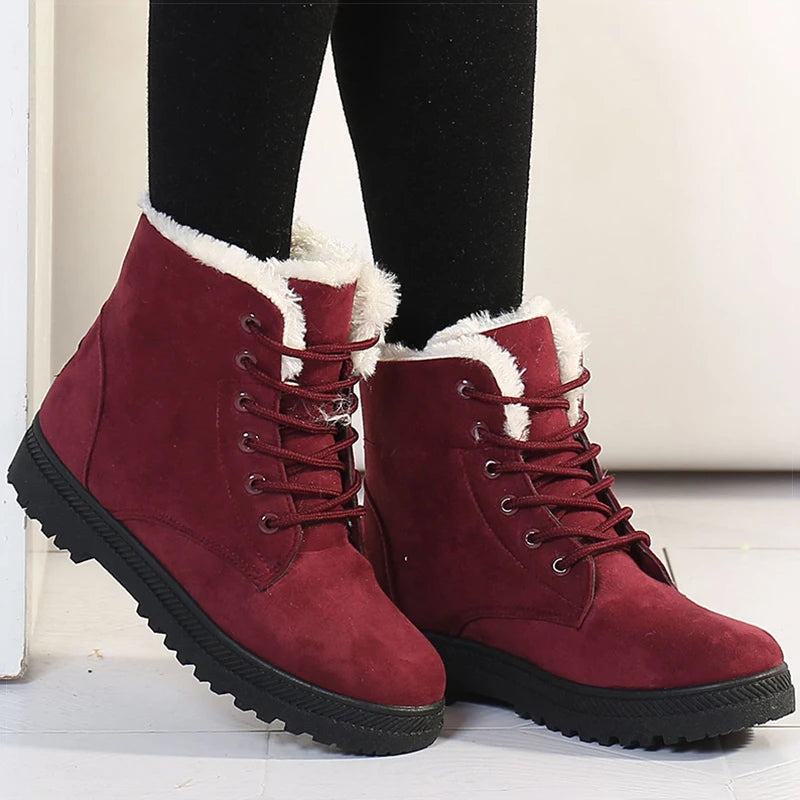 Norvielle Damen Stiefel Warm