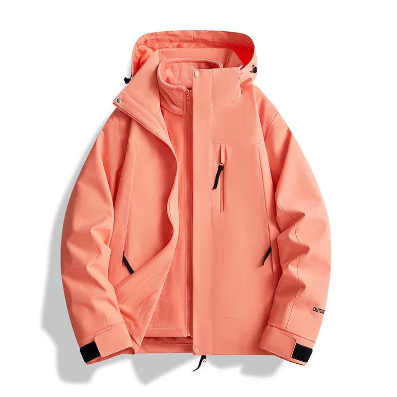 Erich Herren Winterjacke Warm Kapuze