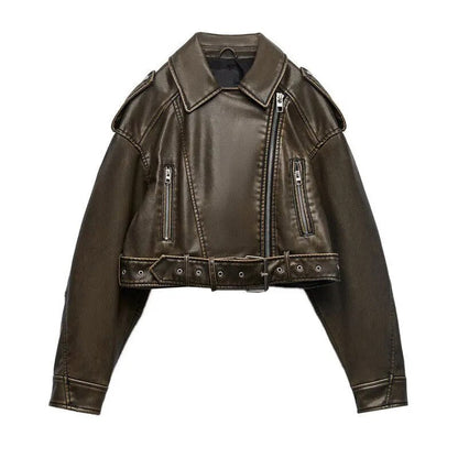 Norvielle Damen Jacke Gürtel