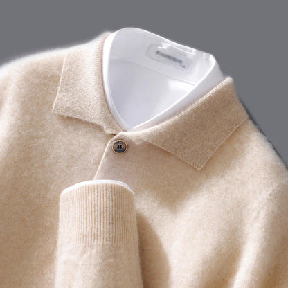 Belford Herren Polo aus Kaschmir