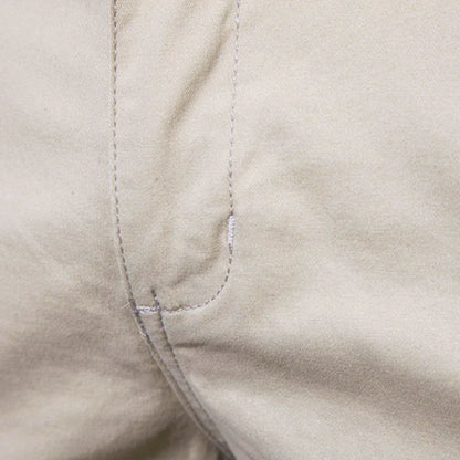 Herren Chino-Shorts mit Knopfleiste Beige