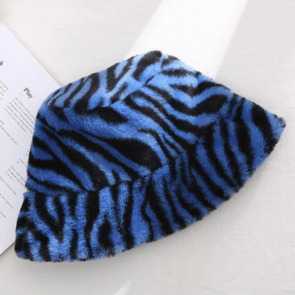 Weiche Unisex Mütze Warm Plüsch Winter Bucket Hat → Weiche Unisex
