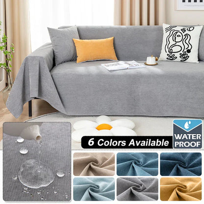Wasserfeste Sofa-Decke Kratzfest Staubschutz Beige