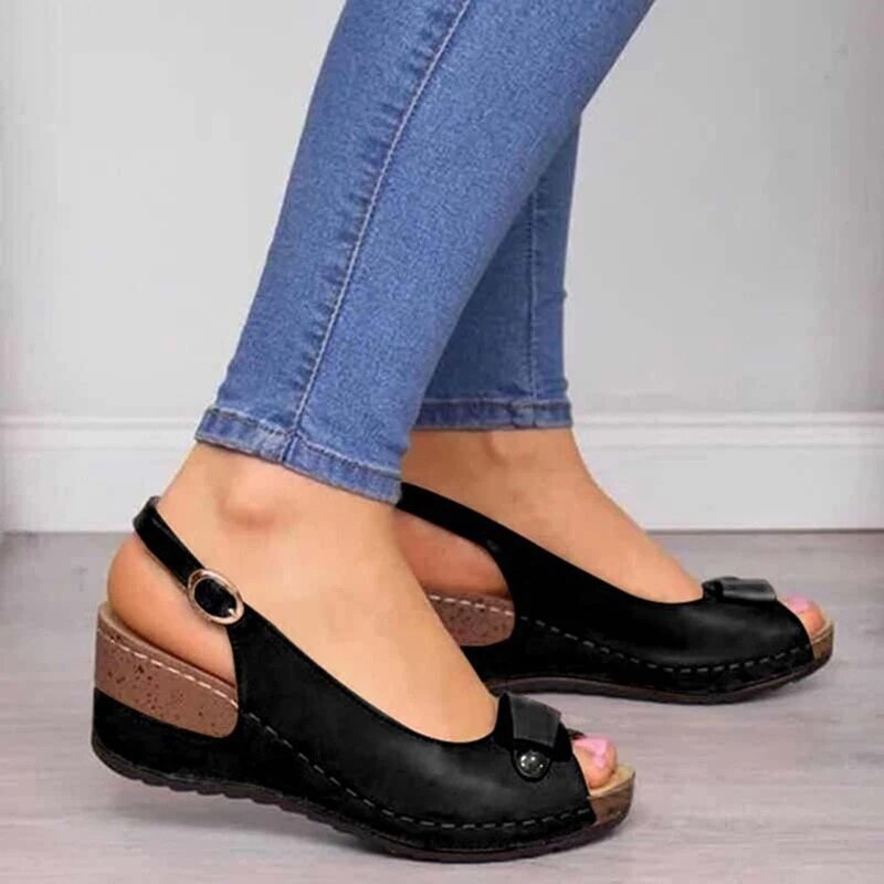 Norvielle Damen Orthopädische Absatzsandalen