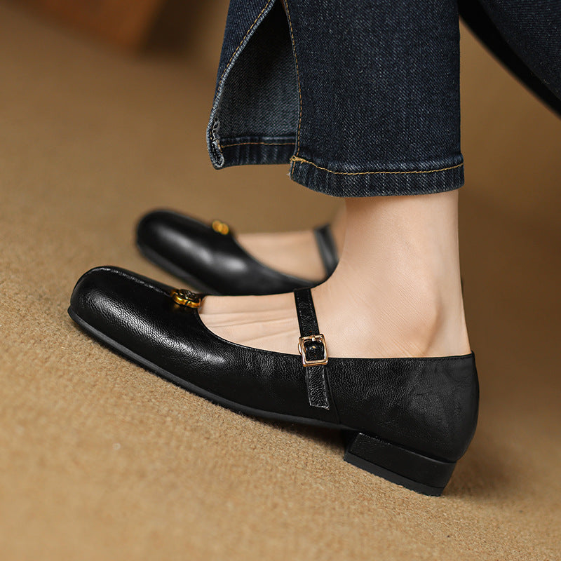 Damen Frühlingsballett Schuhe mit Riemen