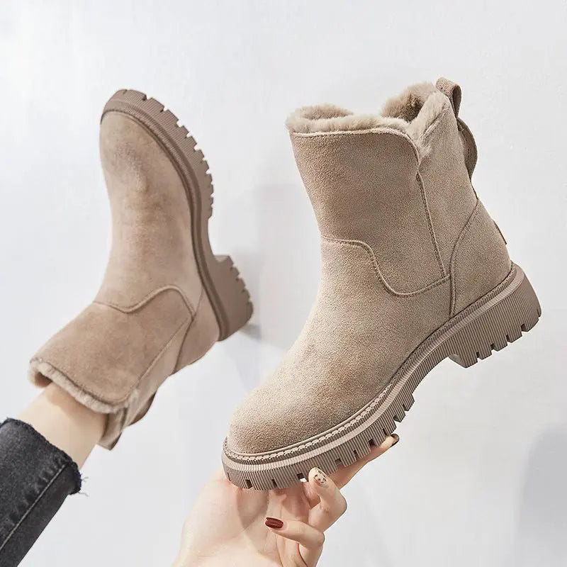 Damen Plüschlaarzen Velvet Weich