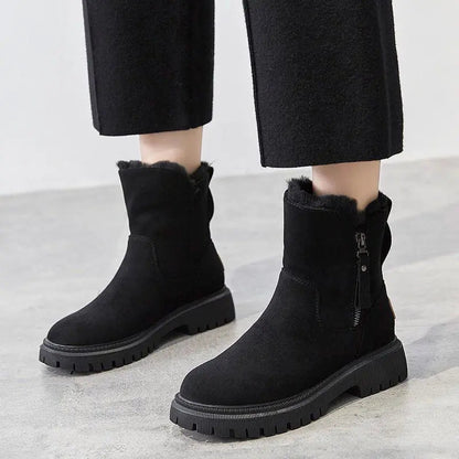 Damen Plüschlaarzen Velvet Weich
