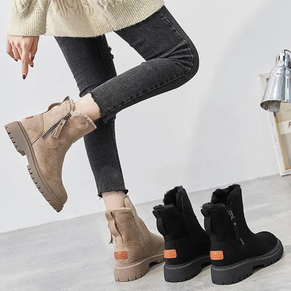 Damen Plüschlaarzen Velvet Weich