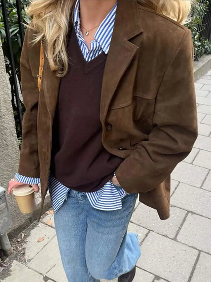 Herren Klassische Lederjacke
