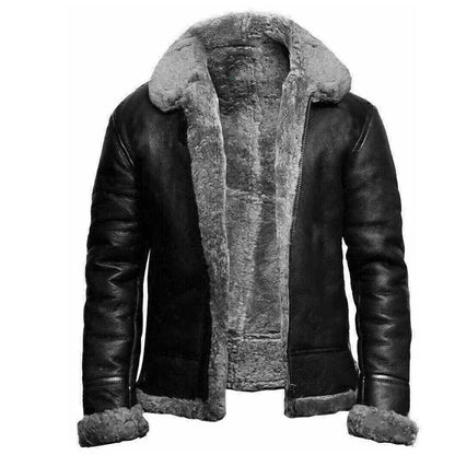 Warme Lederjacke Damen Ledermantel