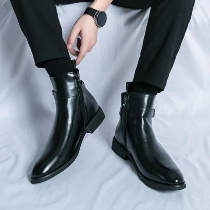 Herren Chelsea Stiefel Klassisches Ankle Design