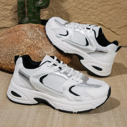 Damen Chunky Sneaker Schnürverschluss
