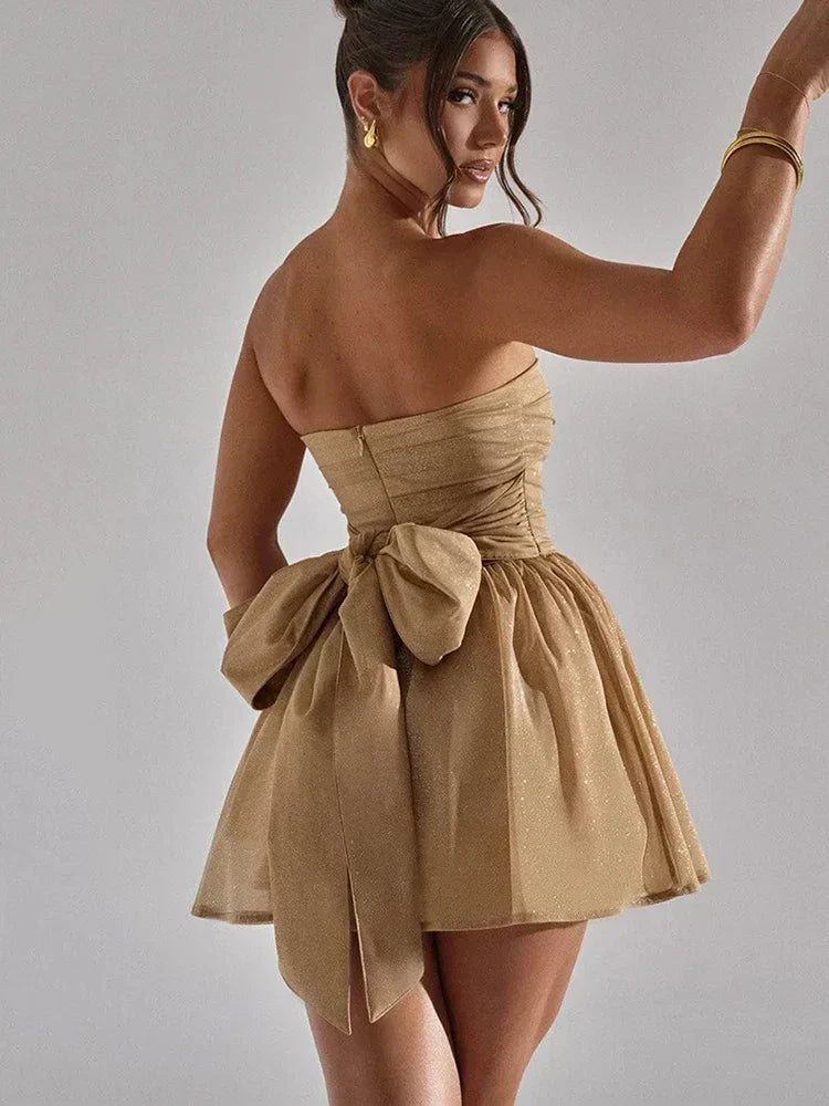 Stella Damen Paillettenkleid Glitzernd