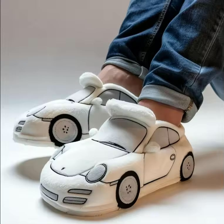 Damen Pantoffeln Rutschfeste Sohle Auto-Design