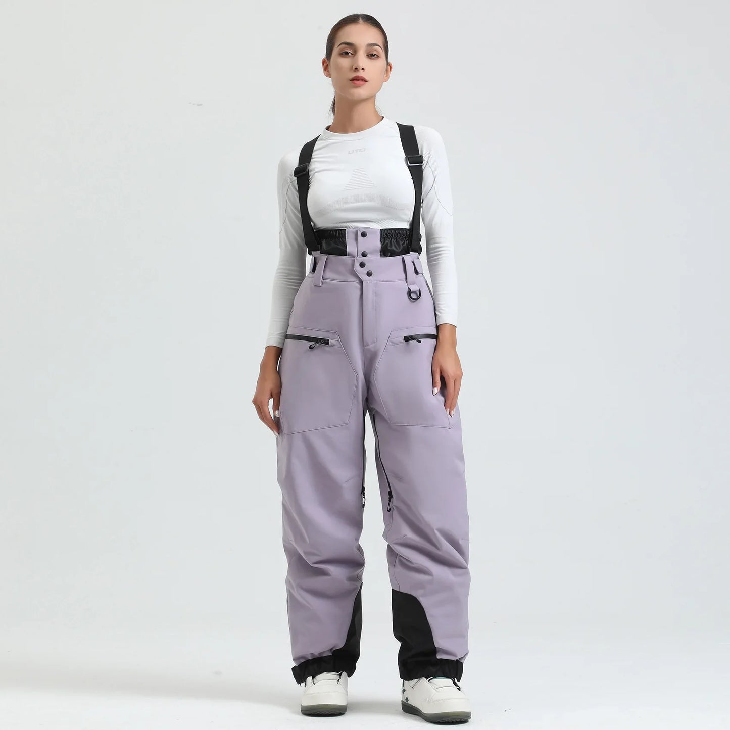 Unisex Skihose Trägersystem Funktionsmaterial