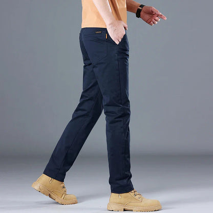 Herren Baumwollhose Slim Fit Gerades Bein