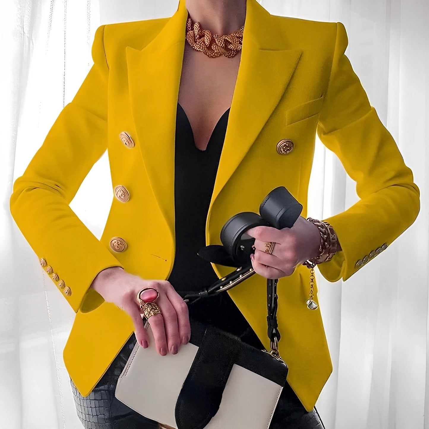 Damen Blazer Elegant Polyester