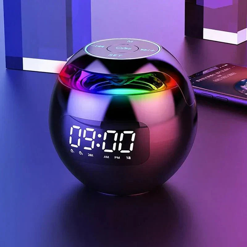 Bluetooth Lautsprecher Wecker LED Nachtlicht 2200mAh - Norvielle