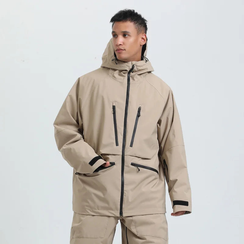 Unisex Skijacke Wintersport Funktionales Nylon
