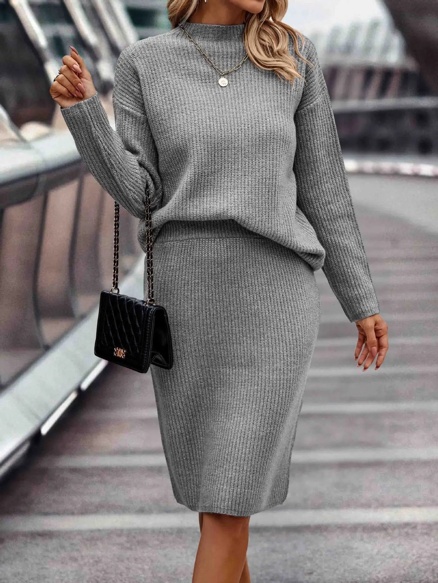 Damen 2-Teiliges Set Stylisch