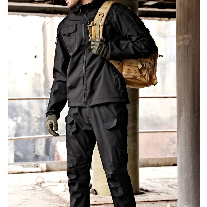 Herren Winterjacke und Hose Wasserdicht