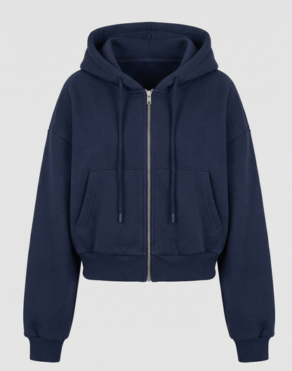 Norvielle Damen Oversize Sweatshirt Mit Reißverschluss