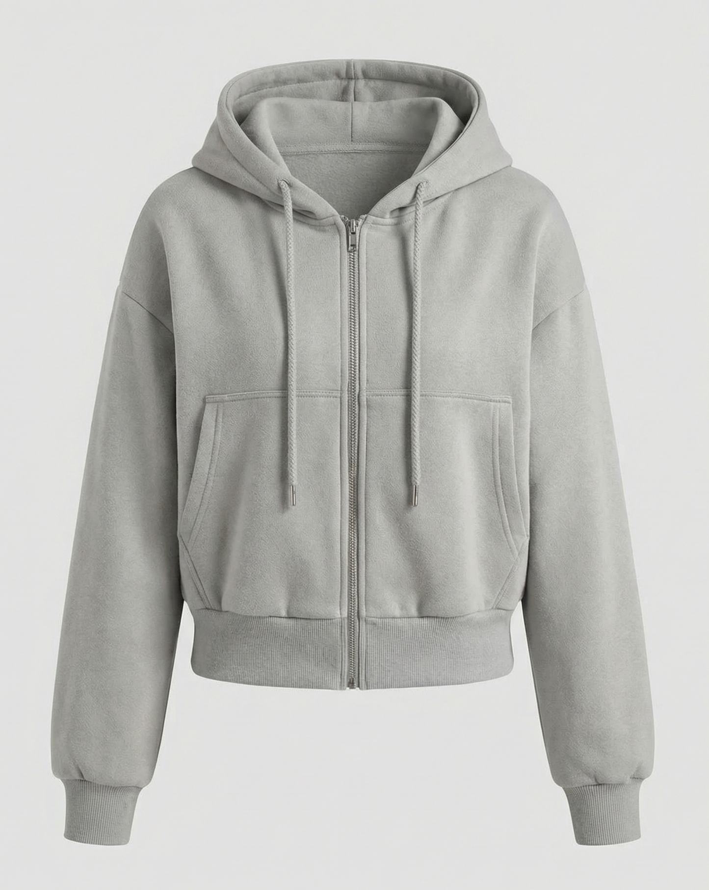 Oversize Sweatshirt mit Reißverschluss