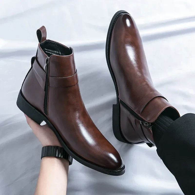 Herren Chelsea Stiefel Klassisches Ankle Design