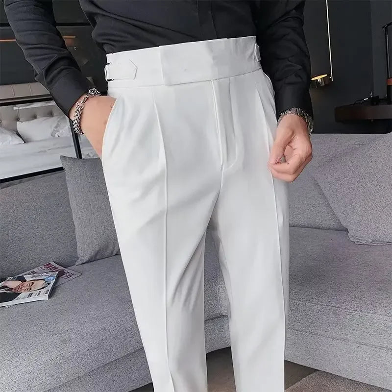 Norvielle Damen Chinohose Hochtailliert