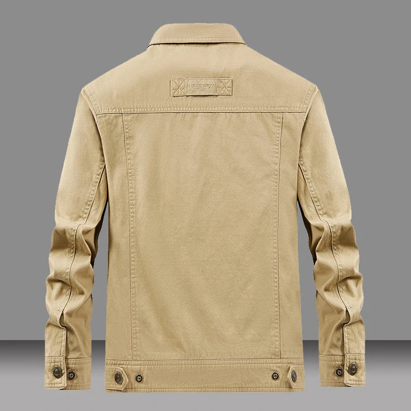 Herren Outdoorjacke Robustes Canvas