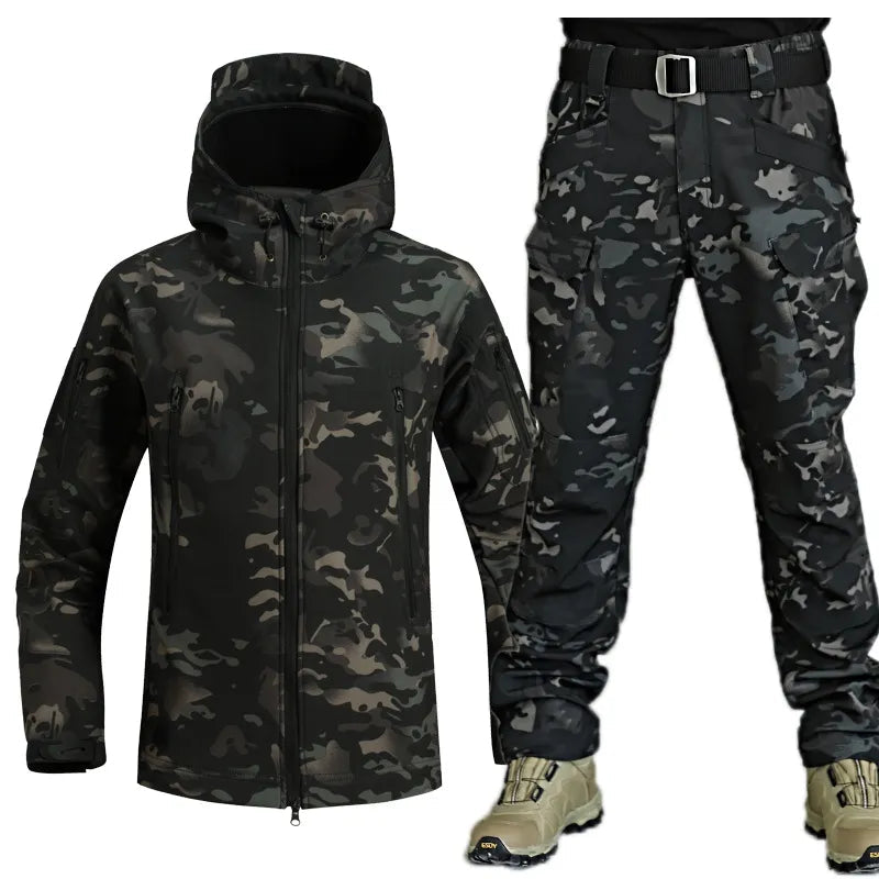 Herren Wasserdichte Skijacke und -hose Funktion