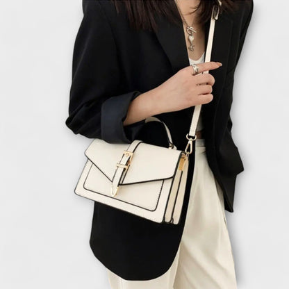 Damen Schultertasche Klassisch Elegantes Leder