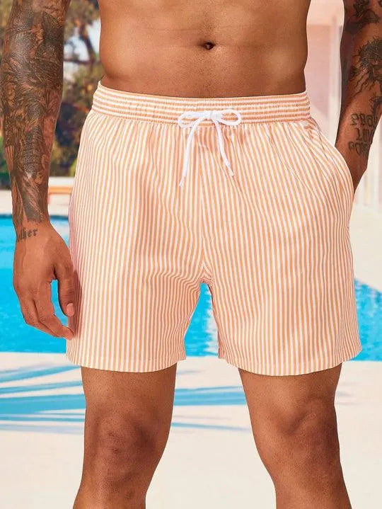 Herren Badeshorts Gestreift Sommer - Norvielle