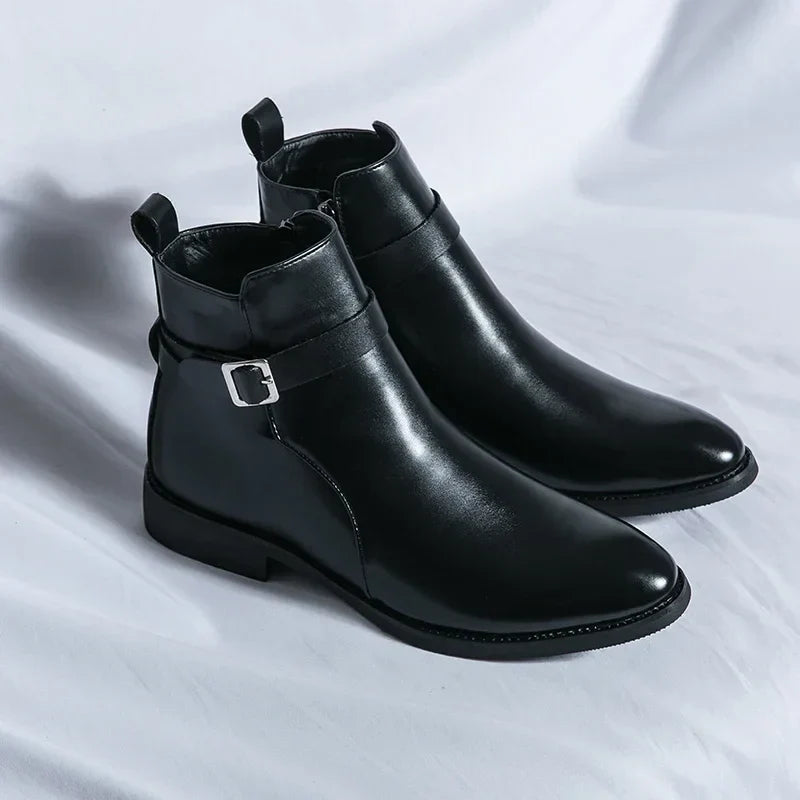 Herren Chelsea Stiefel Klassisches Ankle Design