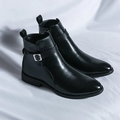 Herren Chelsea Stiefel Klassisches Ankle Design