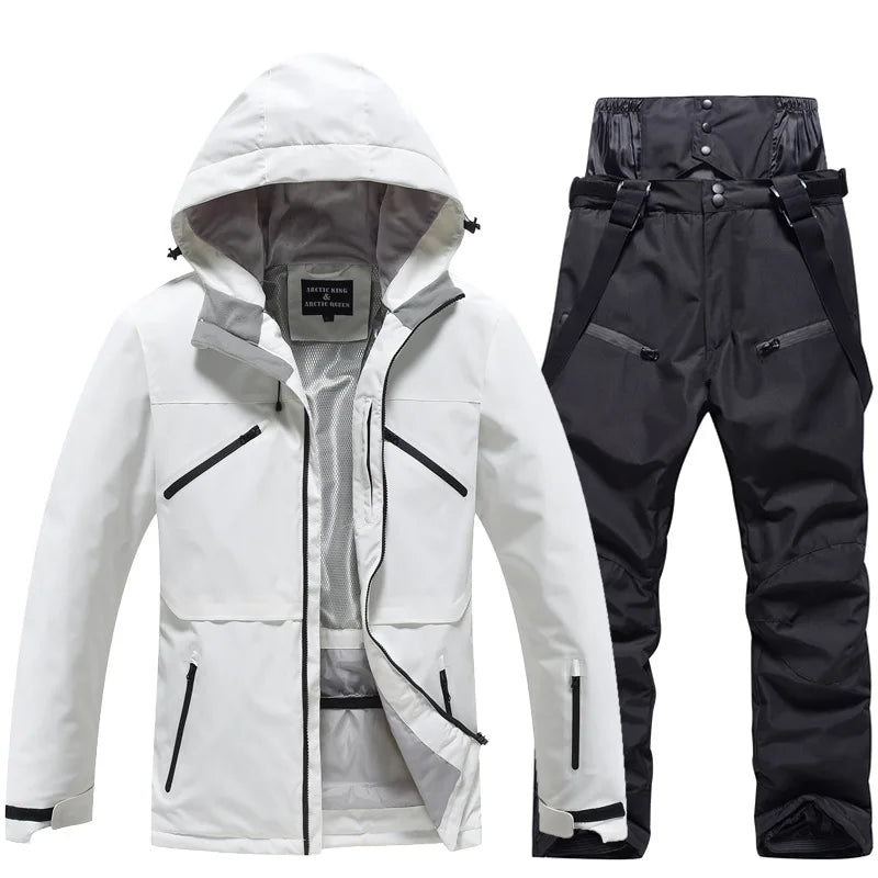 Unisex Skianzug Zweiteiliger Jacke und Hose