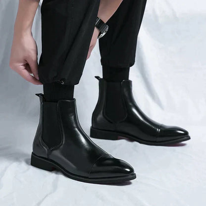 Norvielle Herren Stiefel Stil Lederschaft