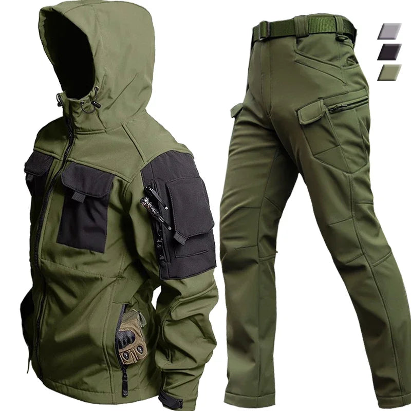 Herren Winterjacke und Hose Wasserdicht