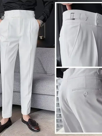 Norvielle Damen Chinohose Hochtailliert - Norvielle