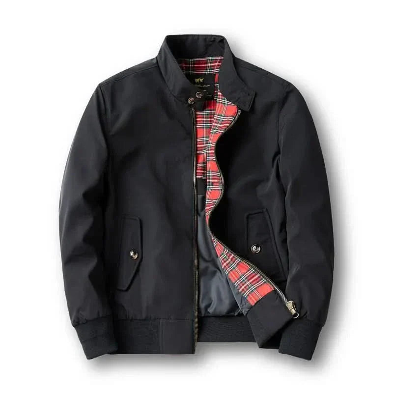 Herren Bomberjacke Karomuster Futter