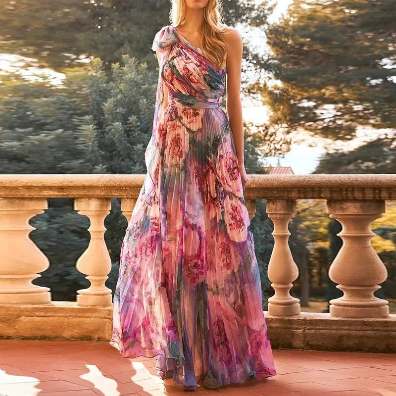 Damen Maxi Kleid Elegantes Sommerkleid - Norvielle